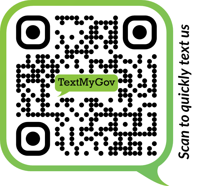 Scan to join text alerts